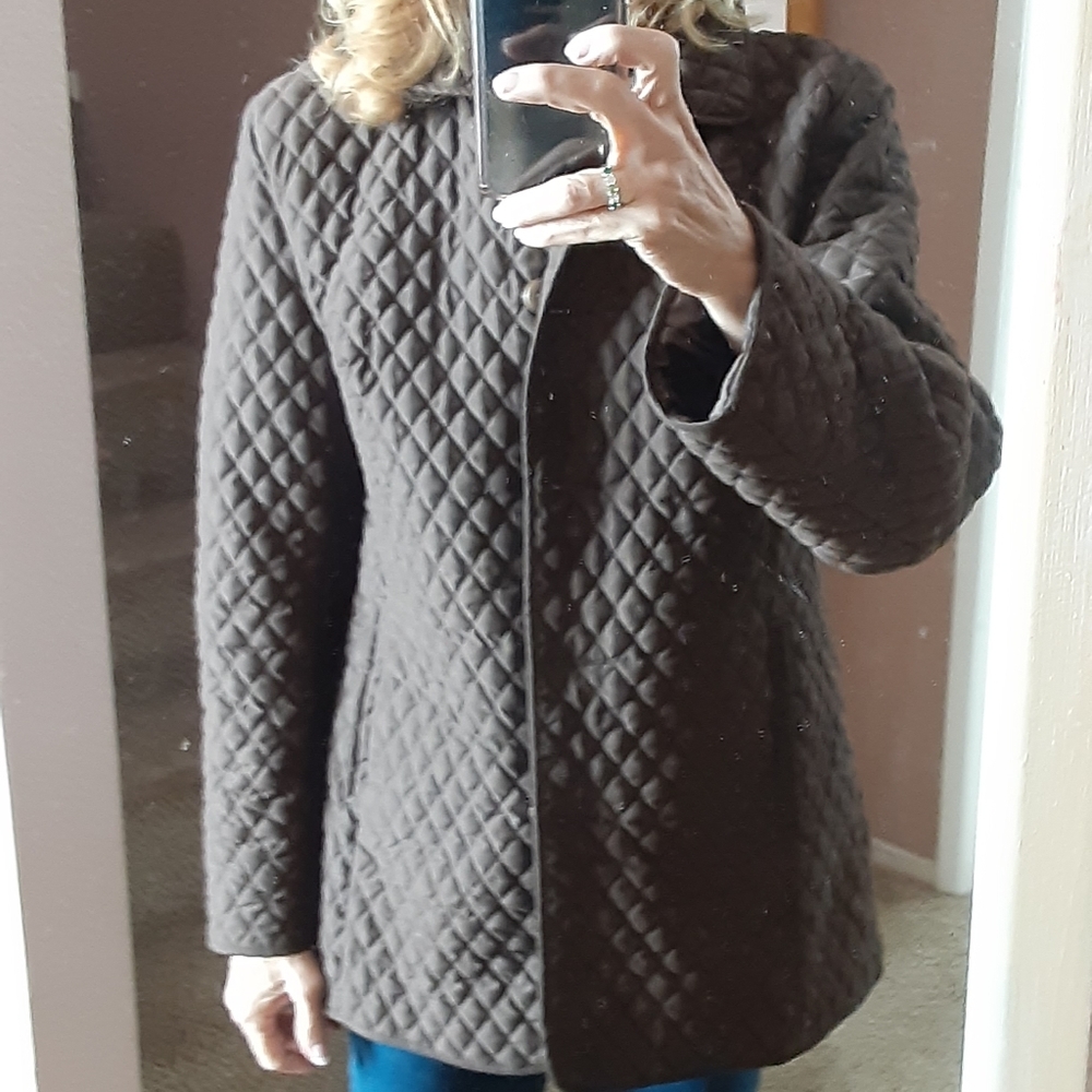 Marvin Richards brown quilted jacket